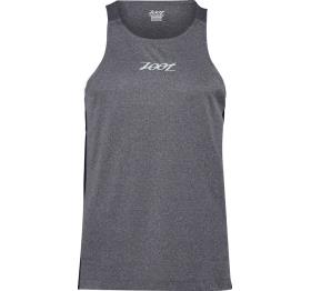 Zoot Running Singlet Run Men's Surfside Grey and Blue