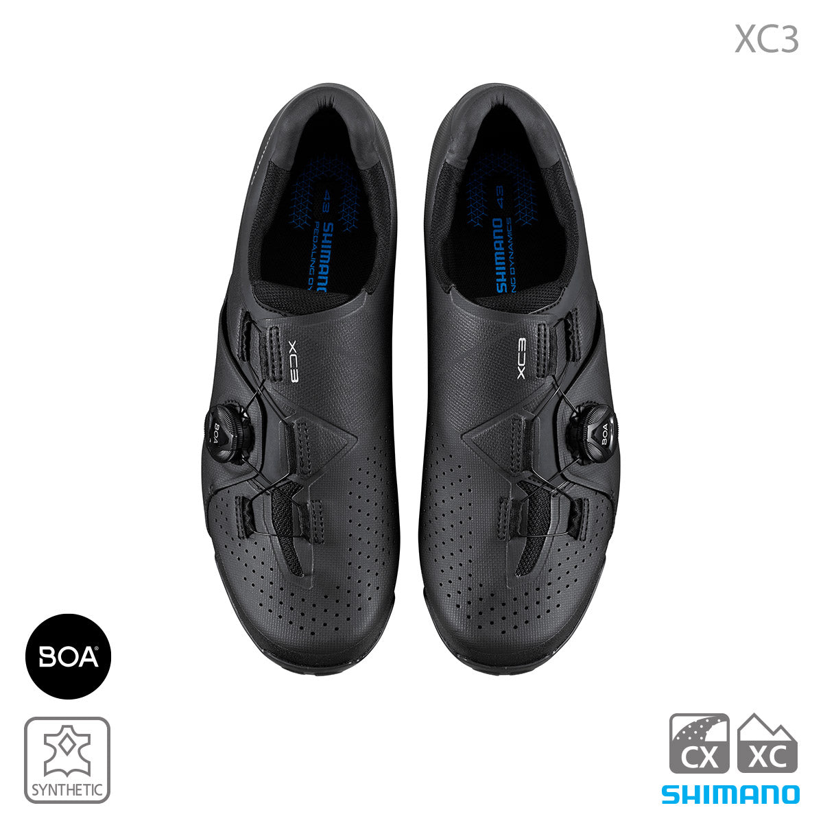 SHIMANO Shoes SH-XC300 48 Black