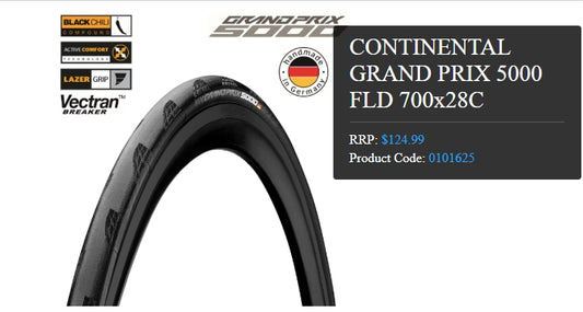 Tyre Grand Prix 5000 FLD 700 x 28